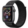 Apple Watch 4 40mm (GPS) Viền Nhôm Xám - Dây Vải Đen (MU672)