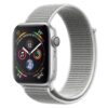 Apple Watch 4 44mm (GPS) Viền Nhôm Bạc - Dây Vải Bạc (MU6C2)