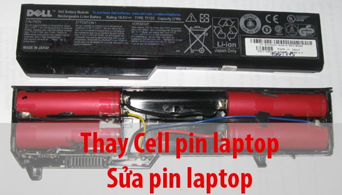 Thay Cell pin laptop, sửa pin laptop uy tín tại TP.HCM, Bình Dương
