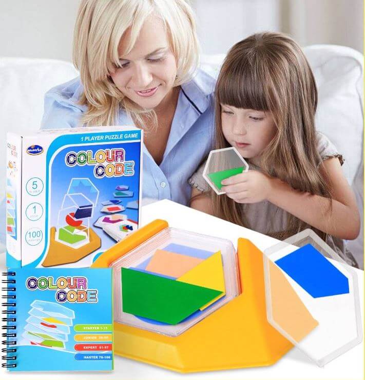Đồ Chơi Montessori Xếp Hình Lắp Ghép Thông Minh Cho Bé Color Code